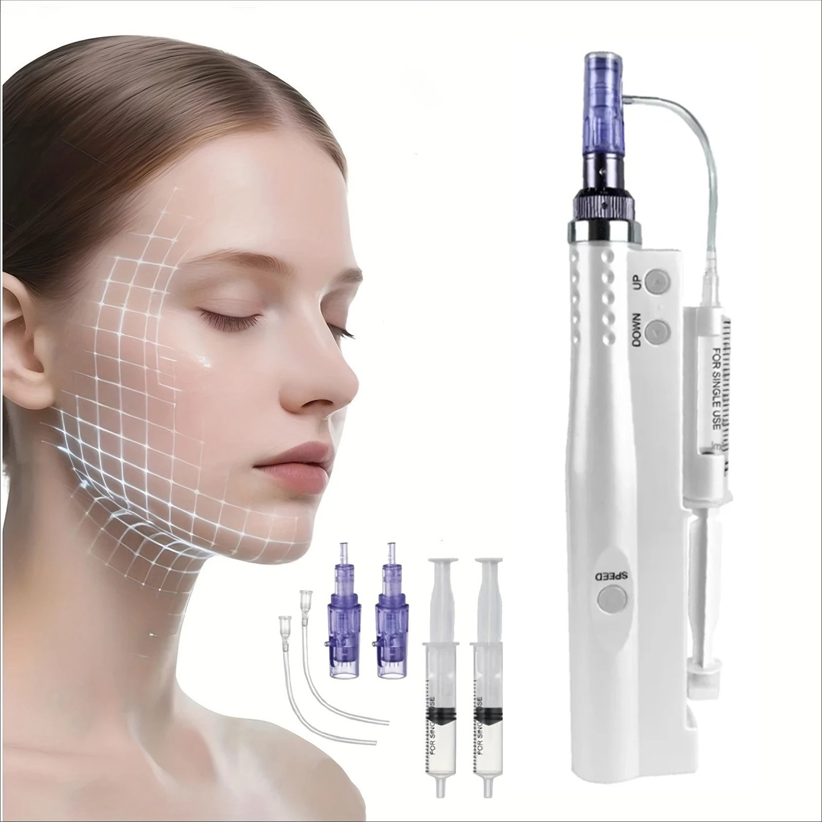 Electric Microneedling Derma Pen Skin Care Tool