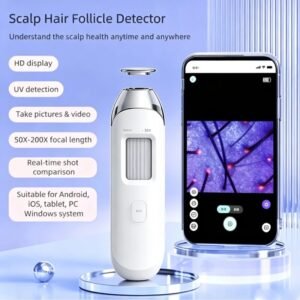 HD Scalp and Hair Follicle Analyser Microscope with App