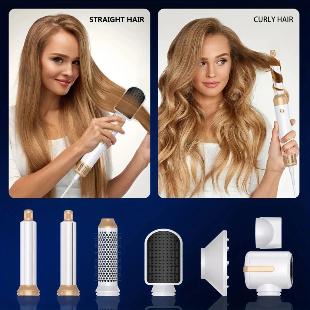 Seven-in-One Ionic Hair Dryer and Styling Set