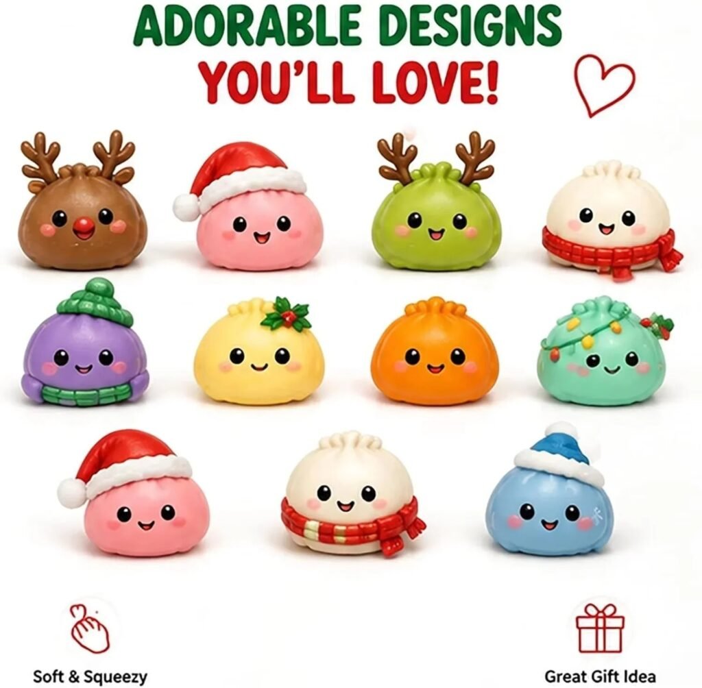 Christmas Advent Calendar with Squishy Fidget Toys